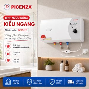 Bình nước nóng kiểu ngang N15ET - ảnh 1