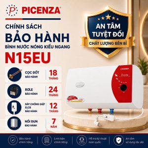 Bình nước nóng kiểu ngang N15EU (15L) - ảnh 3