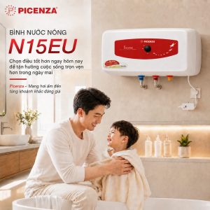 Bình nước nóng kiểu ngang N15EU (15L) - ảnh 4