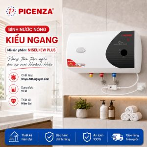 Bình nước nóng kiểu ngang N15EU/EW Plus - ảnh 1