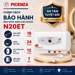Bình nước nóng kiểu ngang N20ET - ảnh 3