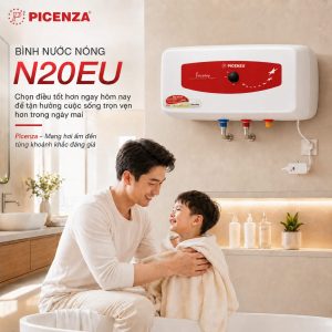 Bình nước nóng kiểu ngang N20EU (20L) - ảnh 4