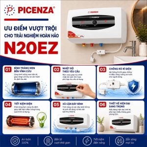 Bình nước nóng kiểu ngang N20EZ - ảnh 2