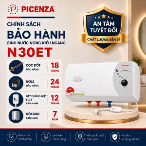 Bình nước nóng kiểu ngang N30ET - ảnh 3