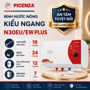 Bình nước nóng kiểu ngang N30EU (30L) - ảnh 3