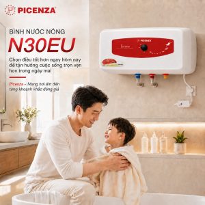 Bình nước nóng kiểu ngang N30EU (30L) - ảnh 4