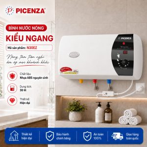 Bình nước nóng kiểu ngang N30EZ - ảnh 1