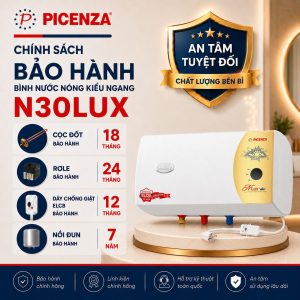 Bình nước nóng kiểu ngang N30LUX - ảnh 3