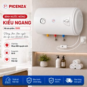 Bình nước nóng kiểu ngang S50E - ảnh 1