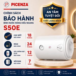 Bình nước nóng kiểu ngang S50E - ảnh 3