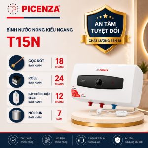 Bình nước nóng kiểu ngang T15N - ảnh 3