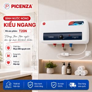 Bình nước nóng kiểu ngang T20N - ảnh 1