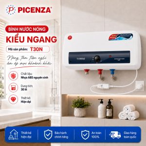 Bình nước nóng kiểu ngang T30N - ảnh 1