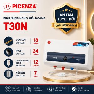 Bình nước nóng kiểu ngang T30N - ảnh 3