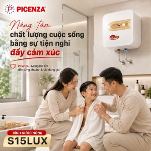 Bình nước nóng kiểu vuông S15LUX - ảnh 4