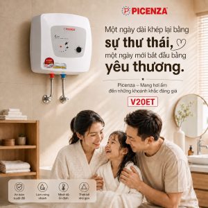 Bình nước nóng kiểu vuông V20ET - ảnh 4