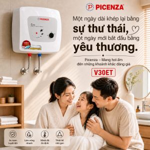 Bình nước nóng kiểu vuông V30ET - ảnh 4