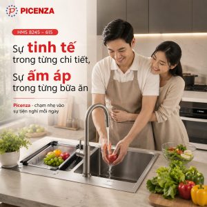 Chậu Handmade Standard inox cao cấp HMS 8245 – 615 - ảnh 4