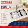 Chậu Handmade Standard inox SUS 304 HMS 8245 – 615 - ảnh 1